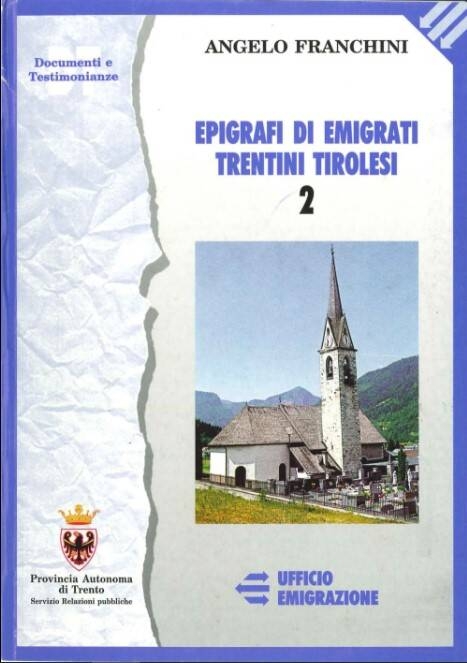 Immagine: Epigrafi di emigrati trentini tirolesi