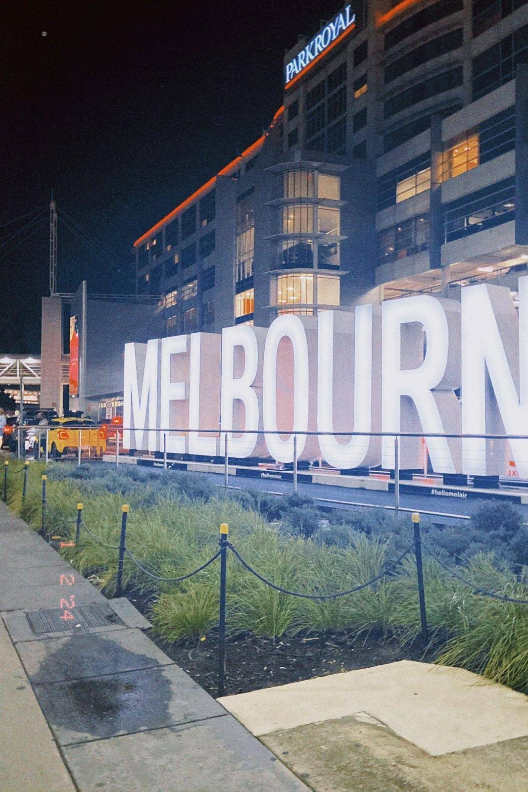 Scritta Melbounre