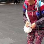 Immagine: 1_Marcella Zandonai_"Uno dei tanti arrivi o partenze con il mio fidato zaino blu della veneranda età di 10 anni!"