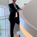 Immagine: 3_Marco Alessandrini_Marco negli uffici di Francoforte