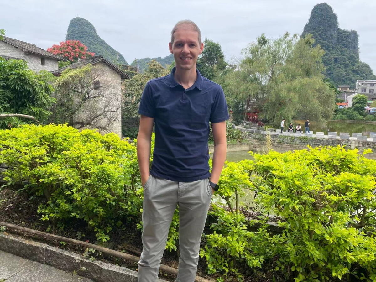 Immagine: 3_Matteo Giovannini nella Provincia dello Guanxi