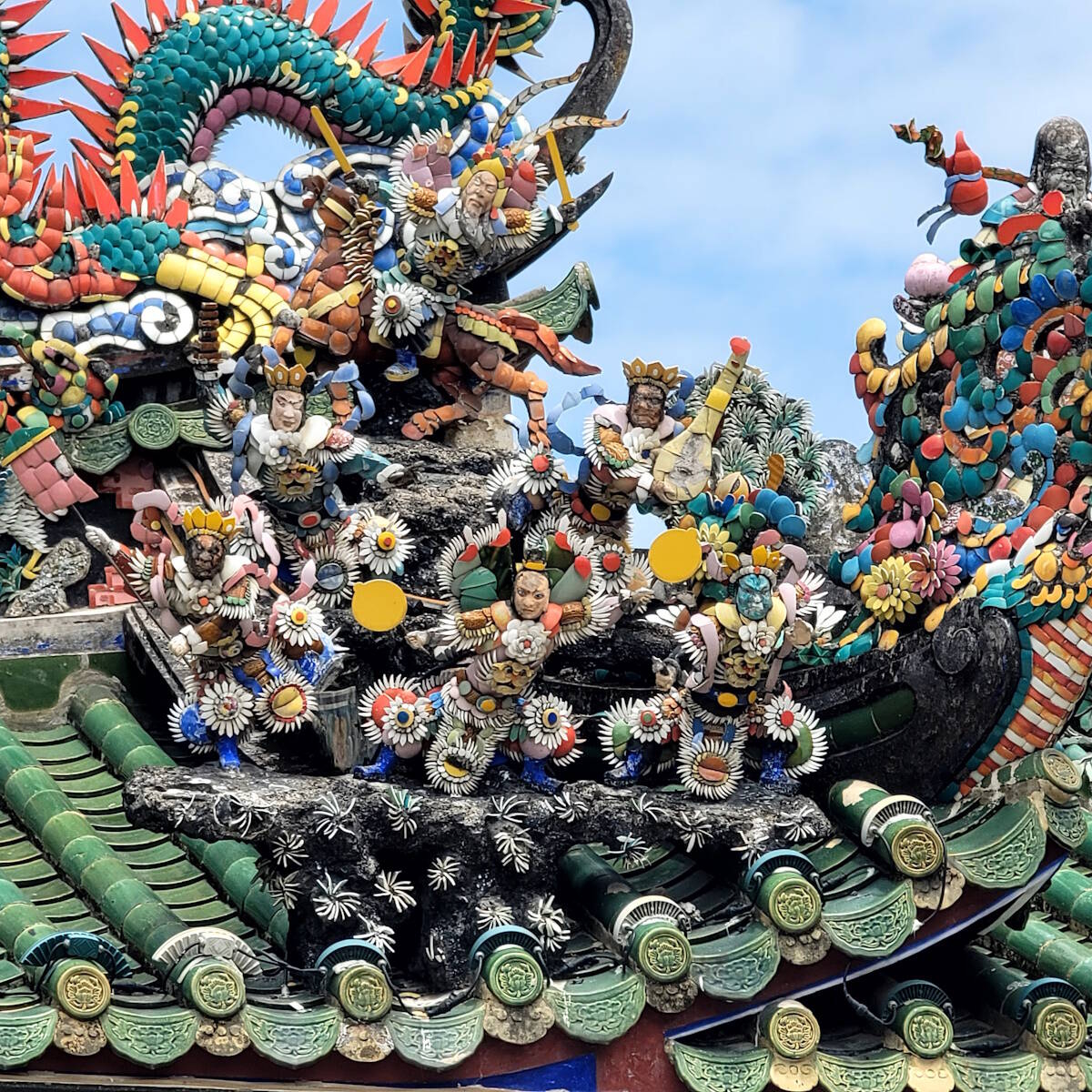 Immagine: Dettaglio del Tempio Taoista di Shanwei (Guangdong)