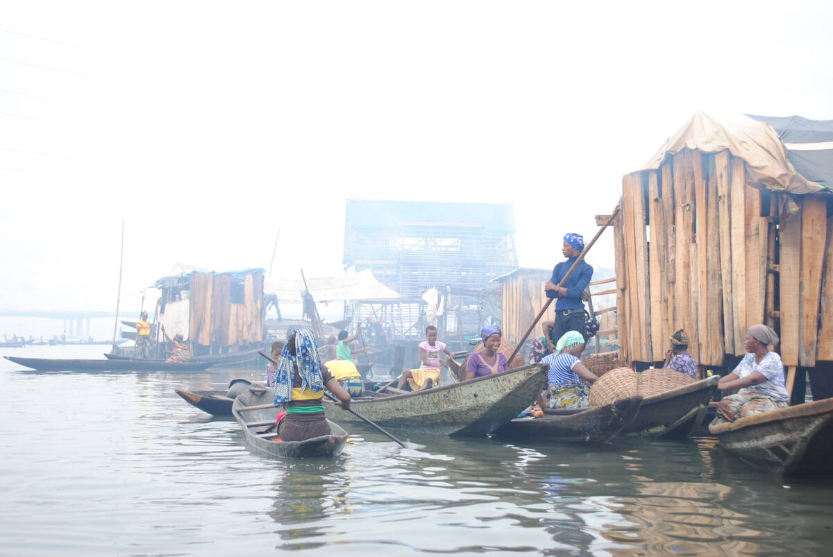 Immagine: Insediamento sull'acqua di Makoko - Lagos - Nigeria