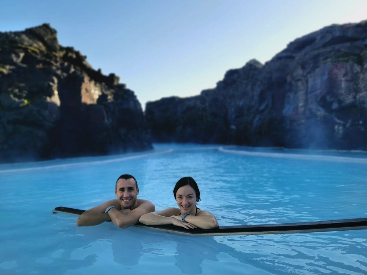Immagine: io e benedetta alla blue lagoon