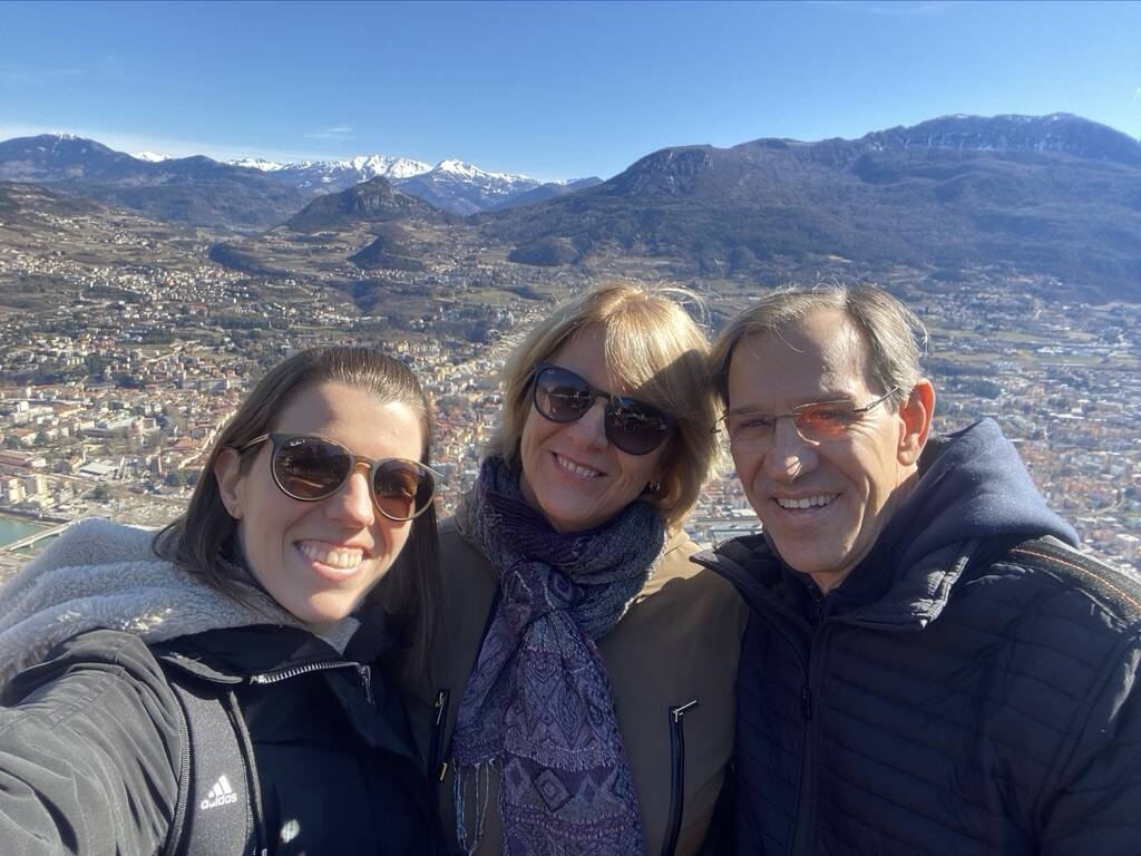 Immagine: Io e i miei a Sardagna (città dove è nato il nonno di mio Pappa) - Febbraio_2020