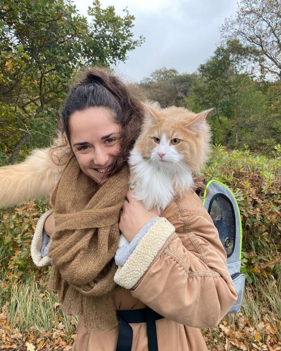 Immagine: Martina e gatto Speck