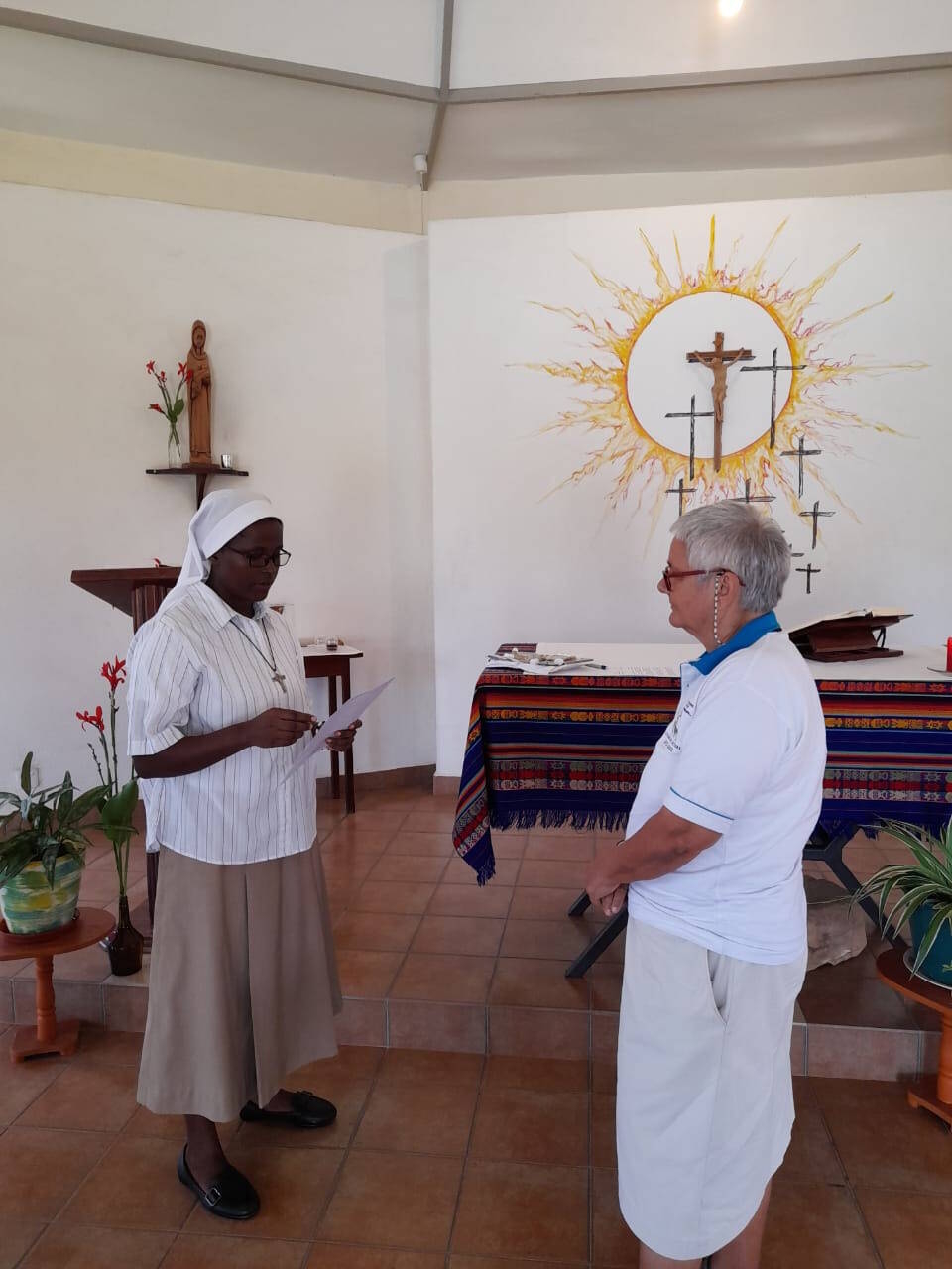 Immagine: Ricevendo i Voti di una sorella